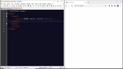 HTML Tutorial for Beginners(2022) - Set Work Title in HTML Instructional Video