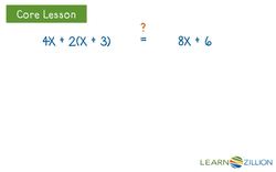 Proving Equivalent Expressions with Diagrams Instructional Video