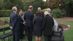 Prince William meets war hero Frank Foley's relatives at statue unveiling News Clip