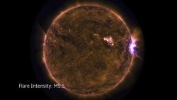 SDO Sees Trio of Mid-Level Flares Instructional Video