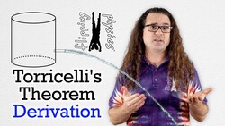 Deriving Torricelli's Theorem using Bernoulli's Equation Instructional Video