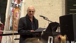 John Pilger at Julian Assange Support Protest News Clip