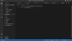 Express Framework Fundamentals - Secure Sign-Up with Auth0 and Node.js - Setting Up Routing Instructional Video