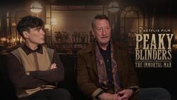 Cillian Murphy, Rebecca Ferguson and Tim Roth on Peaky Blinders' big screen adaptation Instructional Video