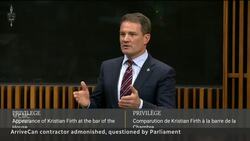 ArriveCan contractor questioned and condemned in House of Commons News Clip