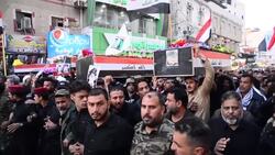 CLEAN : Funeral in Najaf for Peace Brigade fighters killed in suicide attack News Clip