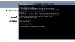 Complete Linux Training Course to Get Your Dream IT Job - Input and Output of Script Instructional Video