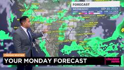 Your Monday Weather Forecast for Sept. 18, 2023 News Clip