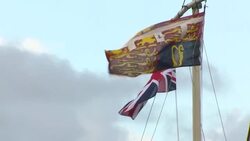Flags flying at Royal Portrush golf club News Clip