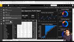 Business Intelligence with Microsoft Power BI - with Material - Exporting a Report to PPT, PDF, and PBIX Instructional Video
