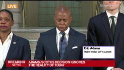 Adams Says New York Can't Become the 'Wild, Wild West' News Clip