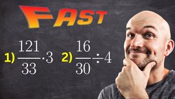 Multiply and Divide a Fraction by an Integer Fast Instructional Video