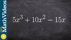 Learn how to factor out the GCF using a factor tree Instructional Video