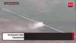 Russian Military Hits U.S.-Made Equipment In Ukraine; Destruction Caught On Camera News Clip