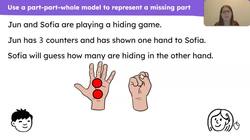 Find a missing part when one part and the whole is known Instructional Video