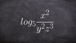 Expanding logarithms with parenthesis Instructional Video