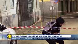Buildings damaged as overnight quake hits Naples in southern Italy News Clip