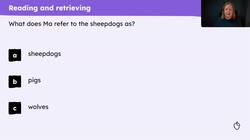 Building comprehension of 'The Sheep Pig' through rich discussions Instructional Video