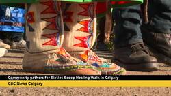 Community gathers for Sixties Scoop Healing Walk in Calgary News Clip