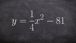 How to solve a quadratic using the difference of two squares Instructional Video