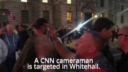 Pro-Brexit supporters turn on the press News Clip