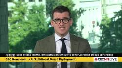 Judge blocks Trump's move to send National Guard to Portland News Clip