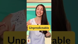 How to pronounce 'unpredictable' #shorts Instructional Video