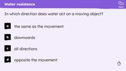 Water resistance: plan Instructional Video