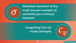 Statistics for Data Science and Business Analysis - Standard Deviation and Coefficient of Variation Instructional Video