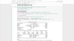 Data Analytics using Python Visualizations - Plotting Regression Lines with OLS (ML) Instructional Video