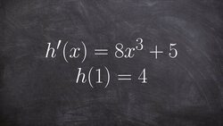 Learn how to determine the paticular solution with the given condition Instructional Video