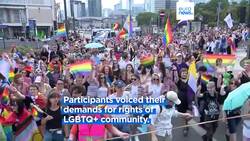 Over 10,000 Poles participate in Pride parade in Warsaw News Clip