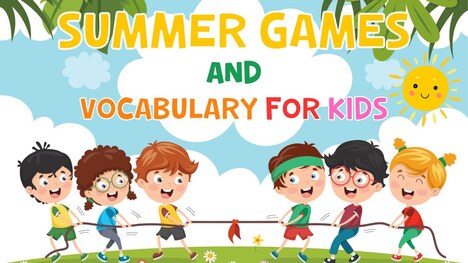 Summer Vocabulary And Games For Kids
