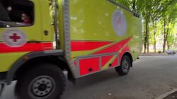 CLEAN : Red Cross evacuates injured and disabled people in Kramatorsk News Clip