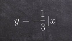 Learn how to graph an absolute value equation by reflecting over x axis Instructional Video