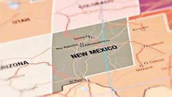New Mexico from USA States Stock Footage