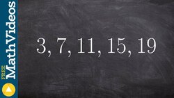 How to determine the rule for a sequence Instructional Video