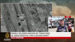 Israeli ground forces have stormed al-Shifa after surrounding the hospital for several days News Clip