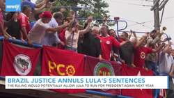 Brazil Justice Tosses Out Former President Lula's Sentences News Clip