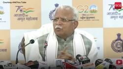Haryana CM ML Khattar on Nuh violence: 'Compensation will be collected from those who are liable for it' News Clip