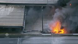 Atlanta highway overpass collapses News Clip