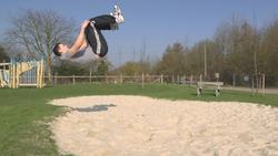 Front Flips and Back Flips in Slow Motion - The Slow Mo Guys Instructional Video