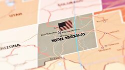 New Mexico from USA States Stock Footage