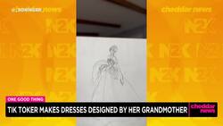 One Good Thing: TikToker Makes Dresses Designed By Grandmother News Clip