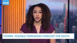Storms, Possible Tornadoes Forecast For South News Clip
