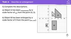 Checking and securing understanding of enlargement with positive integer scale factors Instructional Video