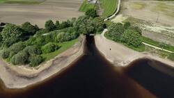 Stock footage of Ardsley Reservoir News Clip