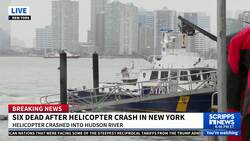 At least 6 dead after helicopter crash in Hudson River News Clip