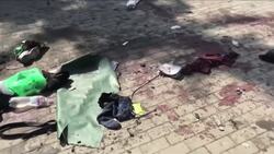 Aftermath of deadly attack on train station in Ukraine News Clip