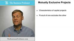 Mutually Exclusive Projects Instructional Video